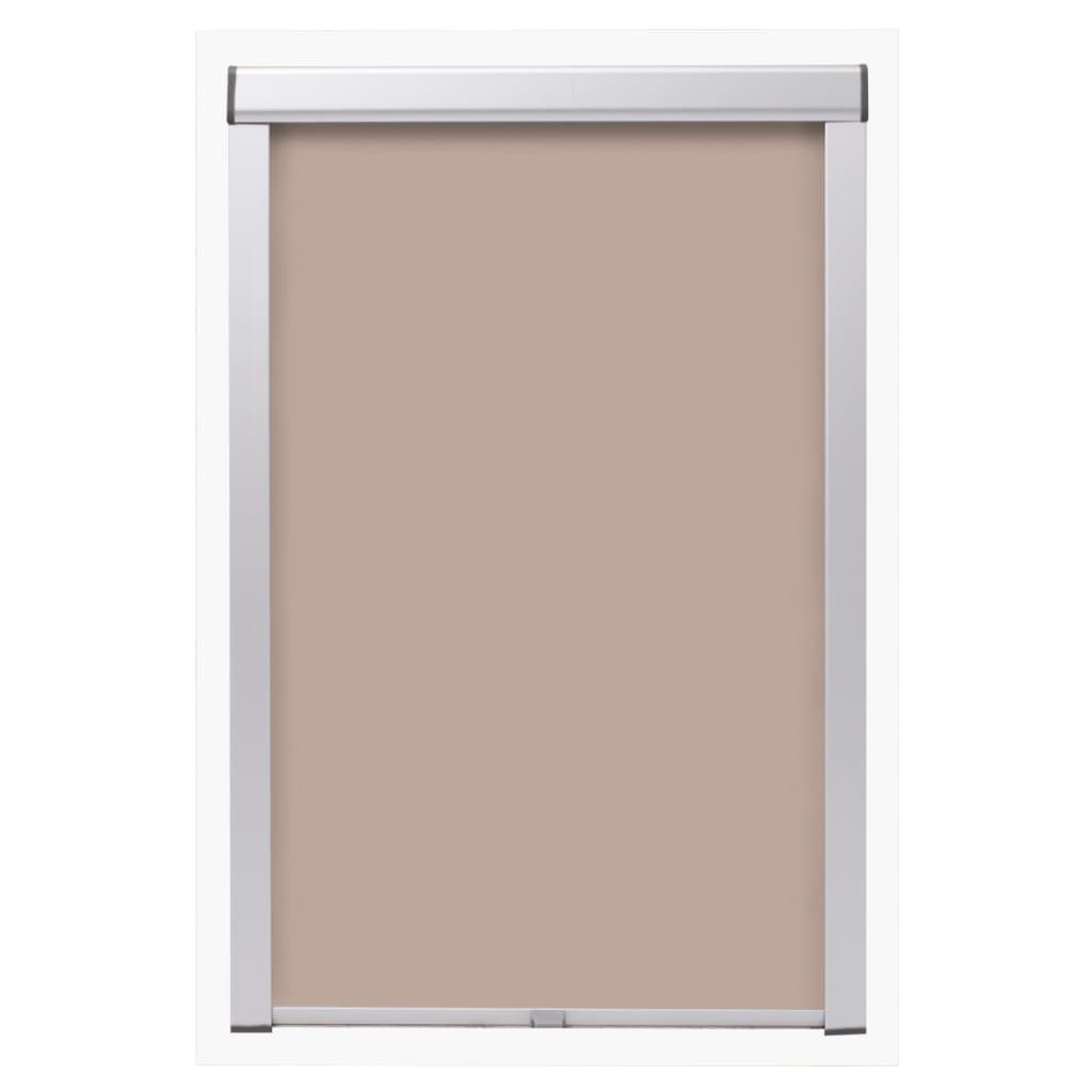 vidaXL Persiana opaca enrollable beige M04/304