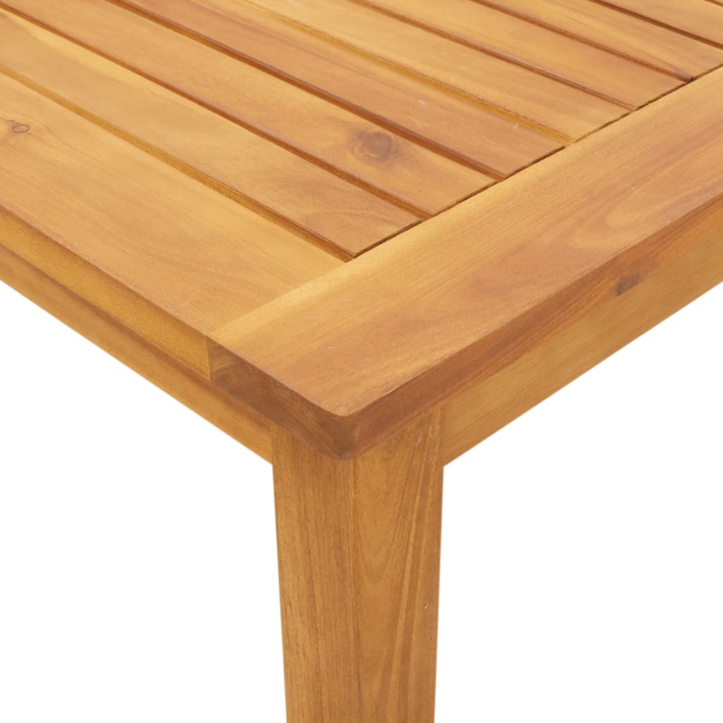 vidaXL Juego de comedor de jardín 5 piezas madera maciza de acacia