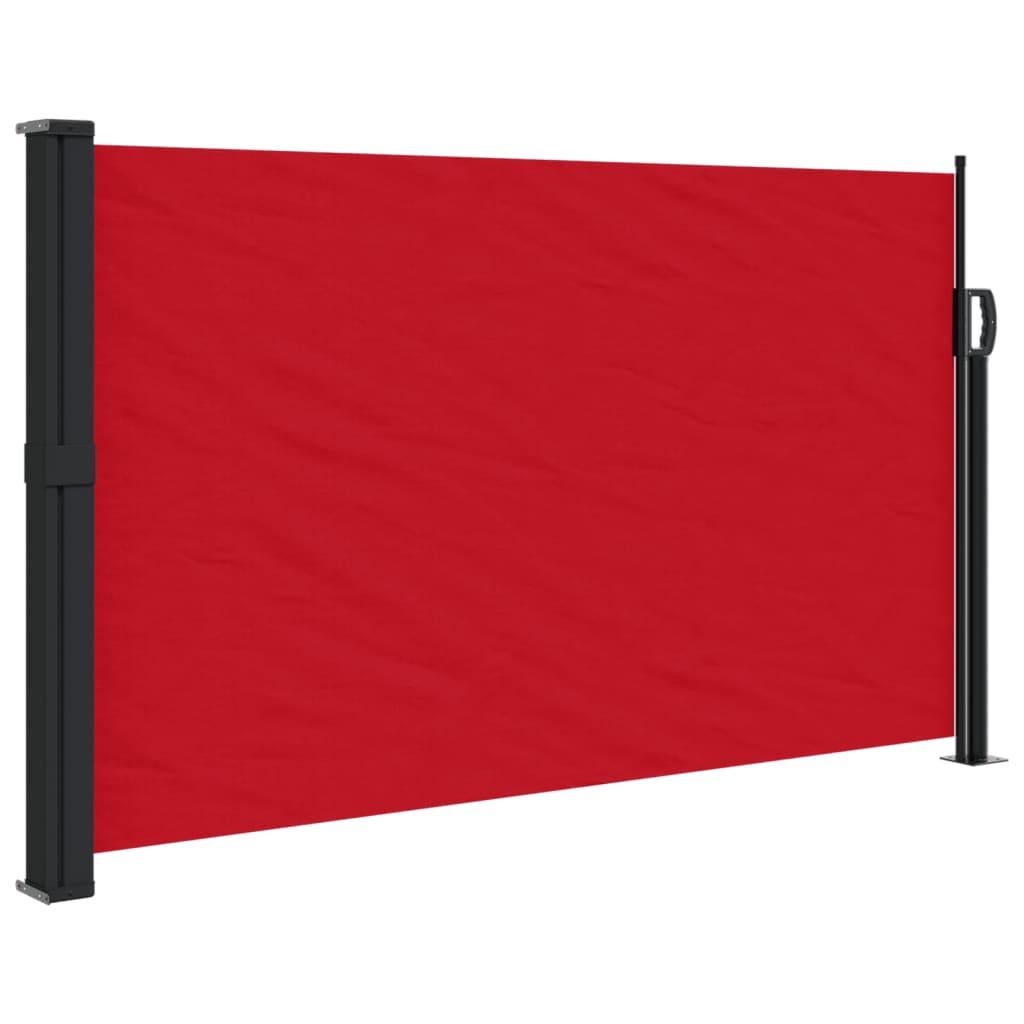 vidaXL Toldo lateral retráctil rojo 120x600 cm