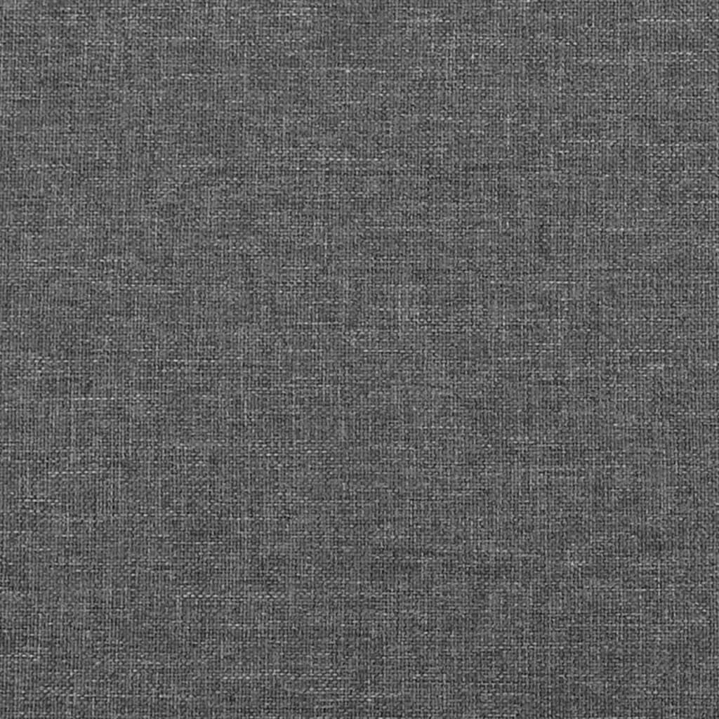 vidaXL Cabecero de tela gris oscuro 147x23x78/88 cm