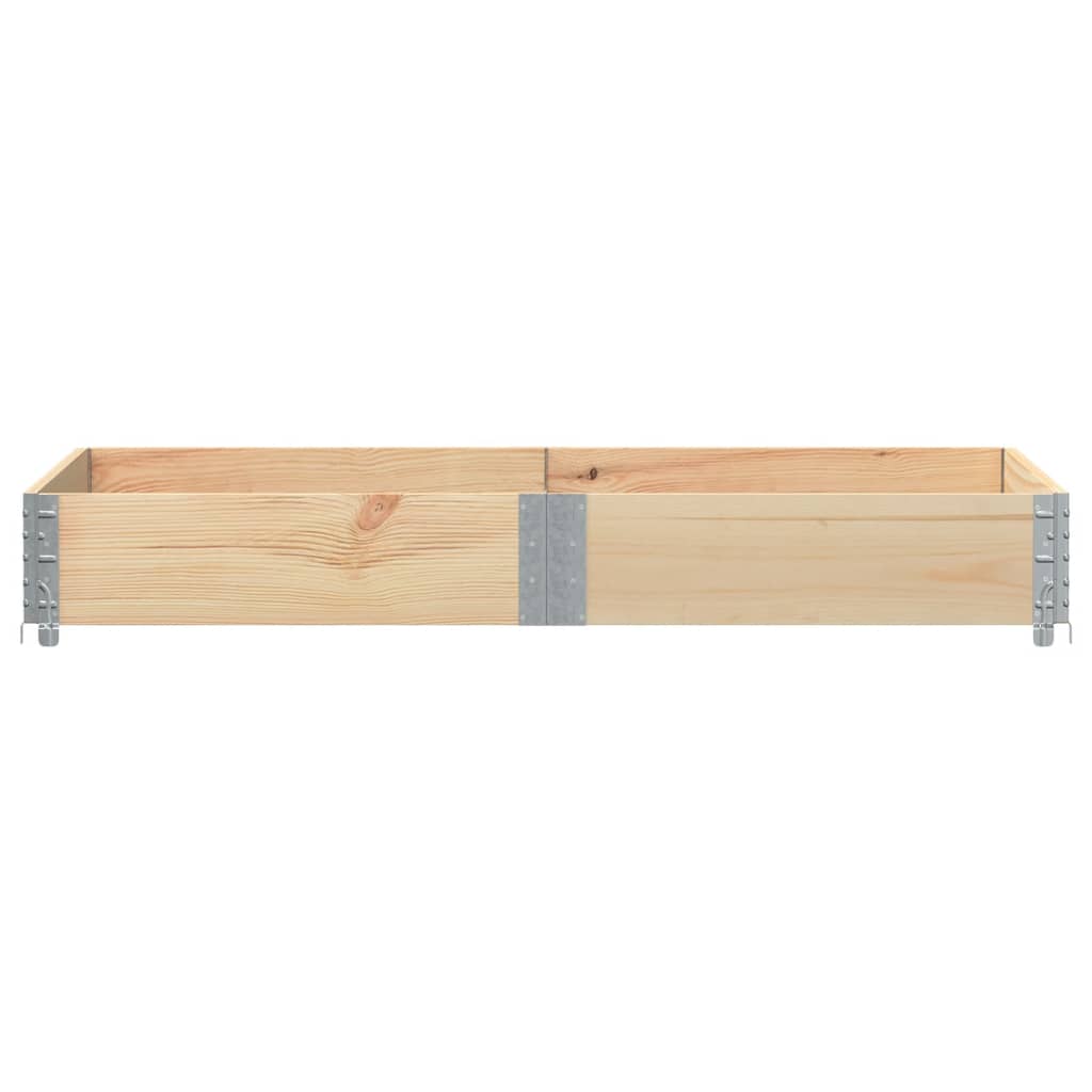 vidaXL Collar de palet madera maciza de pino 150x100 cm