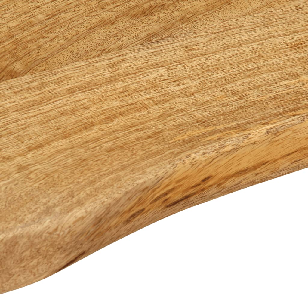 vidaXL Tablero de mesa borde natural madera maciza mango 100x40x3,8 cm