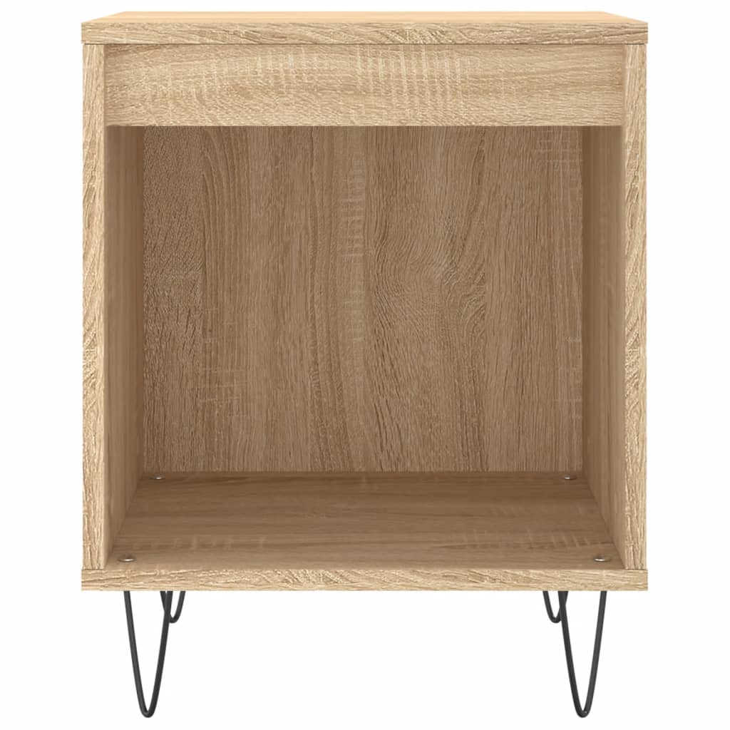 vidaXL Mesita de noche madera de ingeniería roble Sonoma 40x35x50 cm