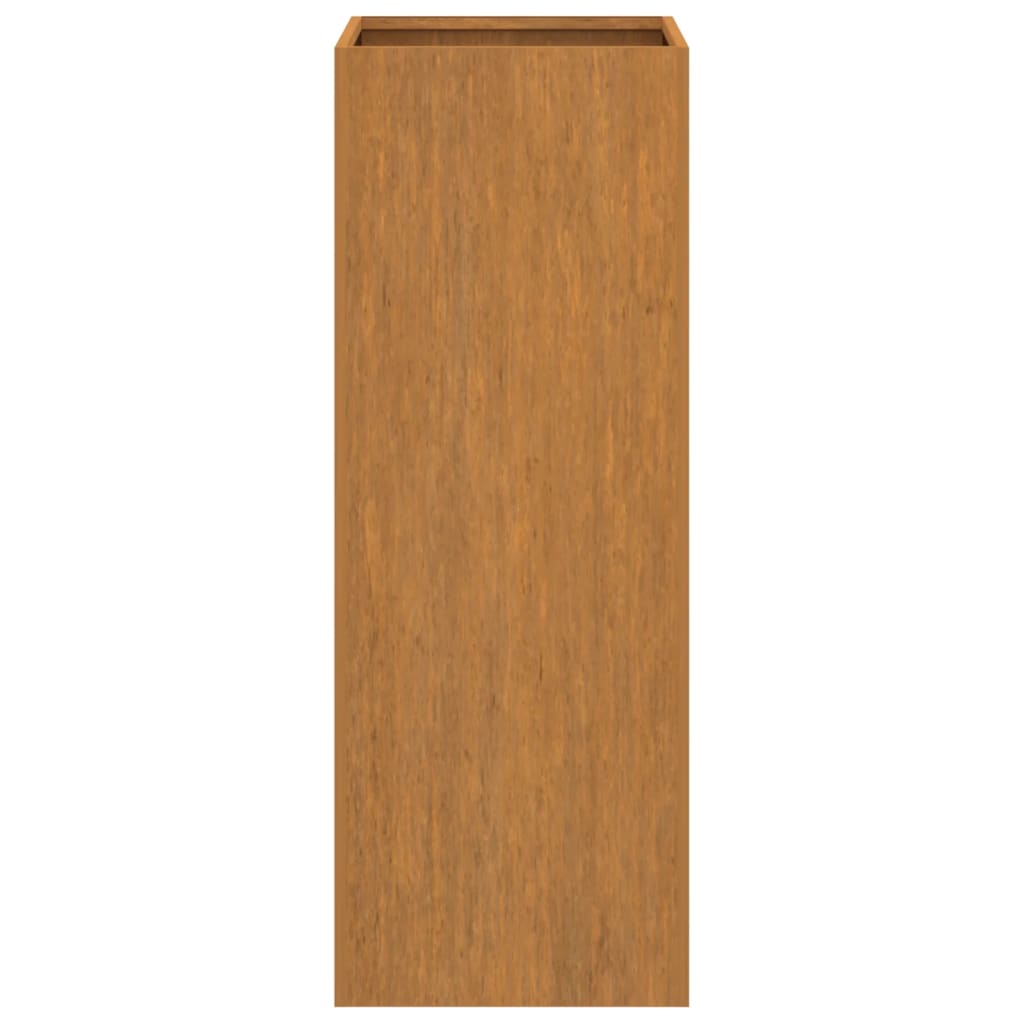 vidaXL Jardinera de acero corten 32x29x75 cm