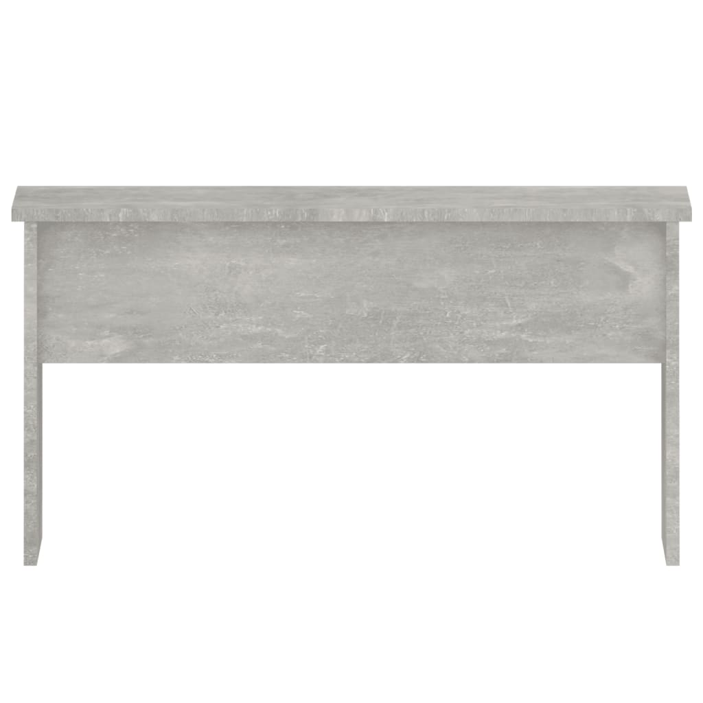 vidaXL Mesa de centro madera ingeniería gris hormigón 80x50,5x41,5 cm