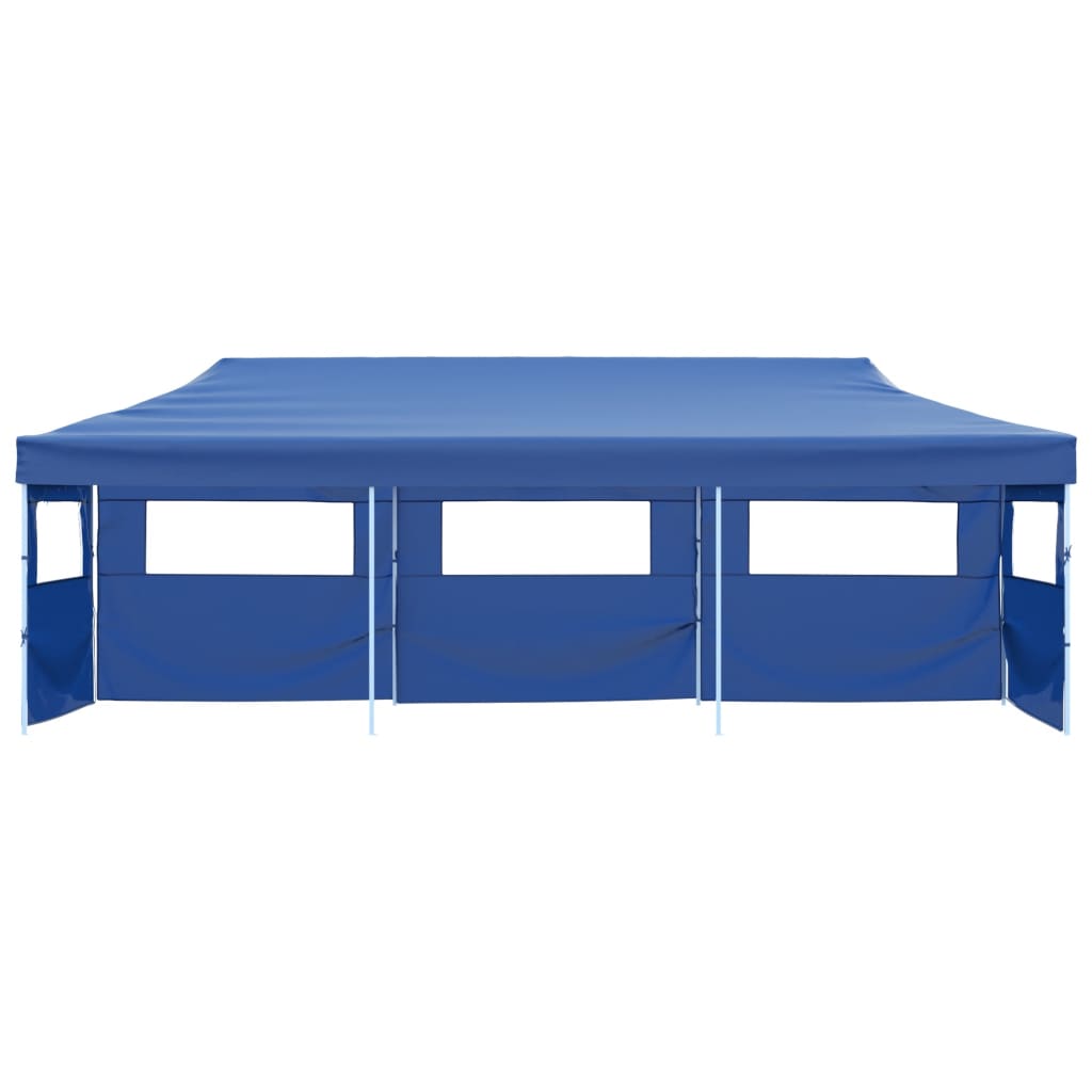 vidaXL Carpa plegable Pop-up con 5 paredes laterales 3x9 m azul