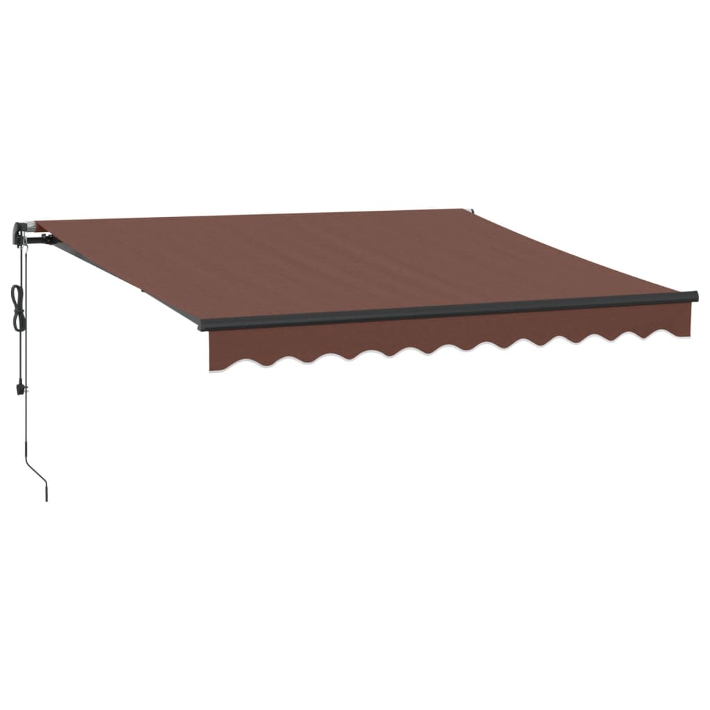 vidaXL Toldo retráctil automático burdeos 300x250 cm