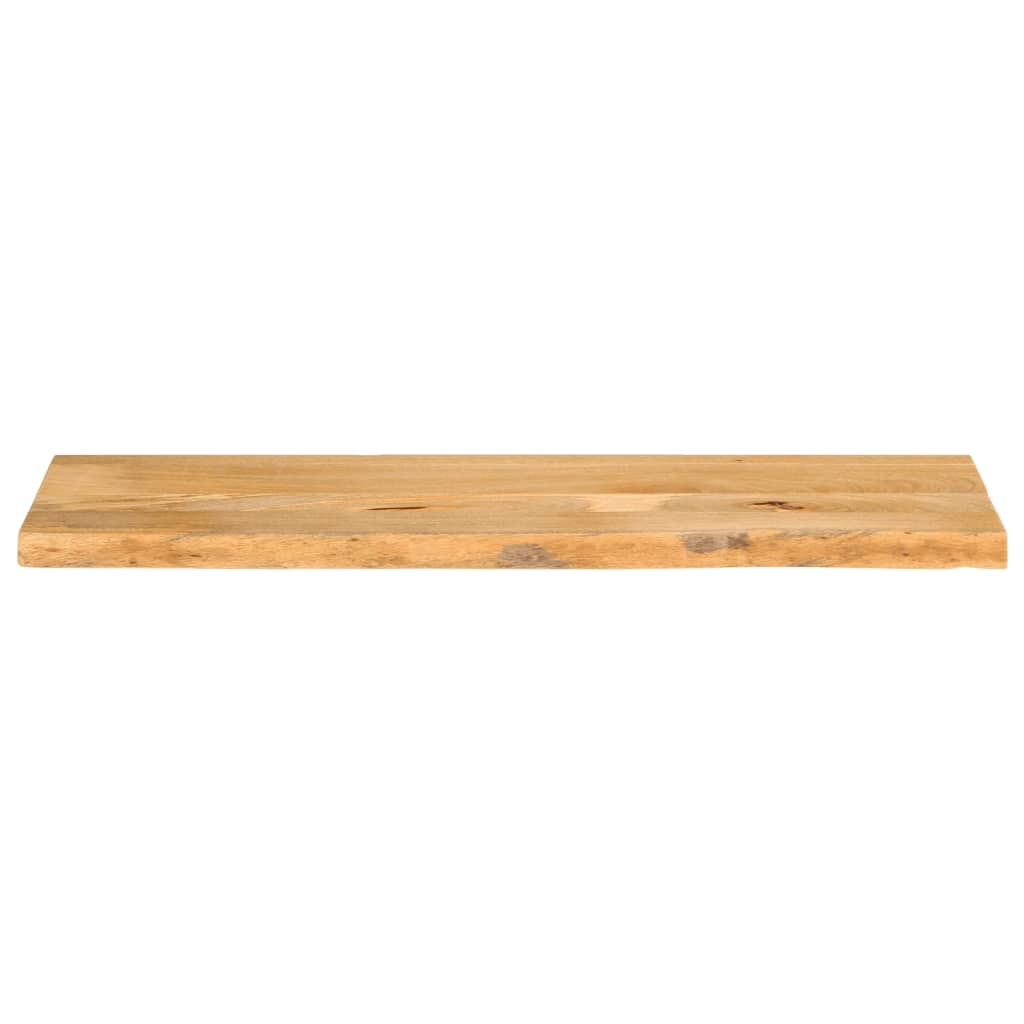 vidaXL Tablero de mesa borde natural madera maciza mango 110x30x2,5 cm