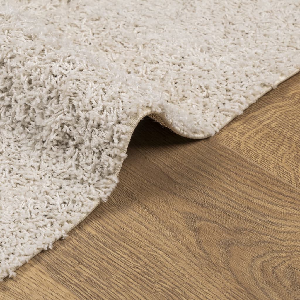 vidaXL Alfombra peluda de pelo largo moderna PAMPLONA crema 160x230 cm