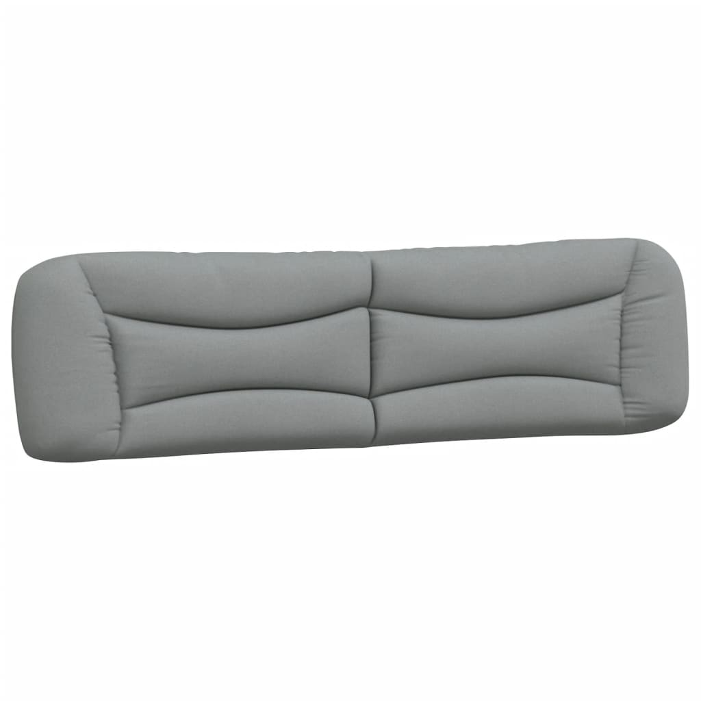 vidaXL Cama sin colchón tela gris claro 200x200 cm