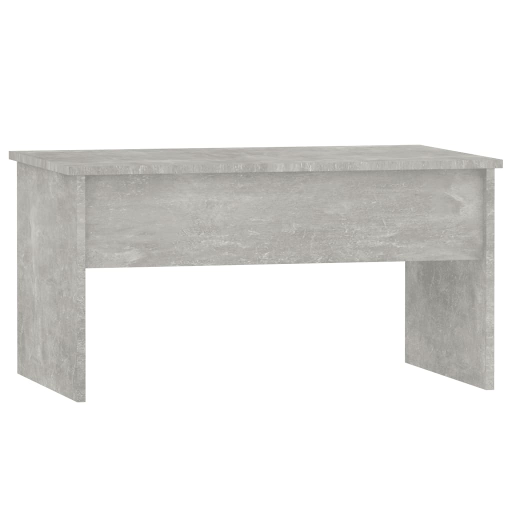 vidaXL Mesa de centro madera ingeniería gris hormigón 80x50,5x41,5 cm