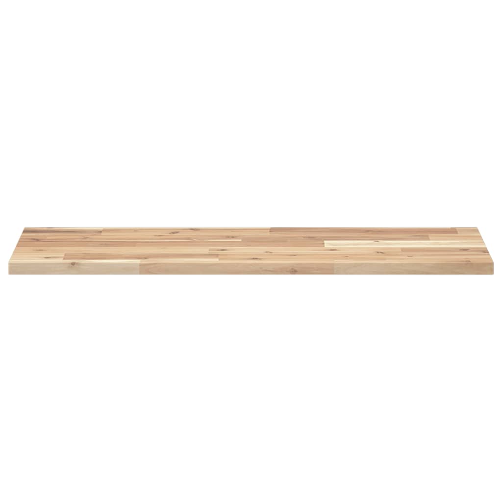 vidaXL Estante flotante madera maciza de acacia sin tratar 100x30x2 cm