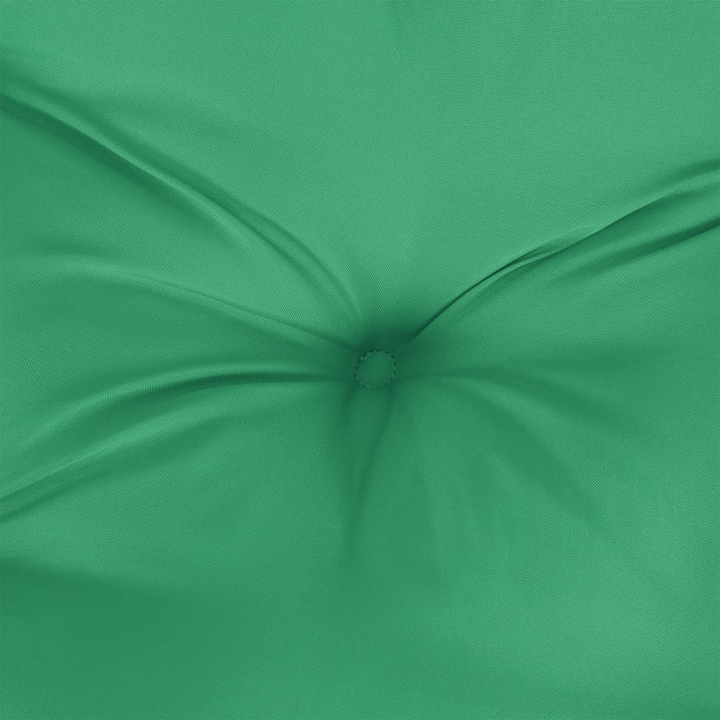 vidaXL Cojín redondo tela Oxford verde Ø 60x11 cm