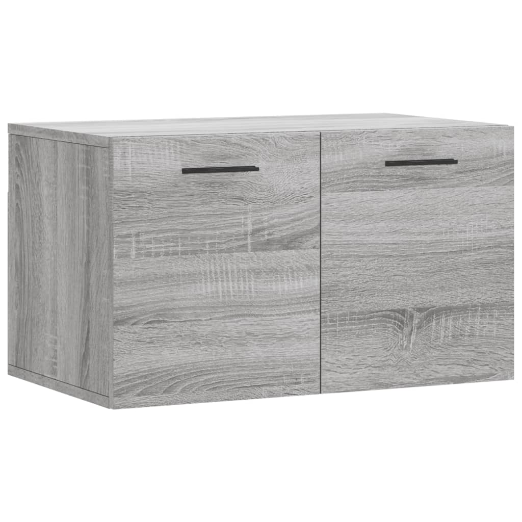 vidaXL Armario de pared madera de ingeniería gris Sonoma 60x36,5x35 cm