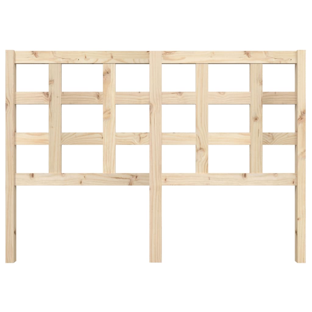 vidaXL Cabecero de cama madera maciza de pino 140,5x4x100 cm