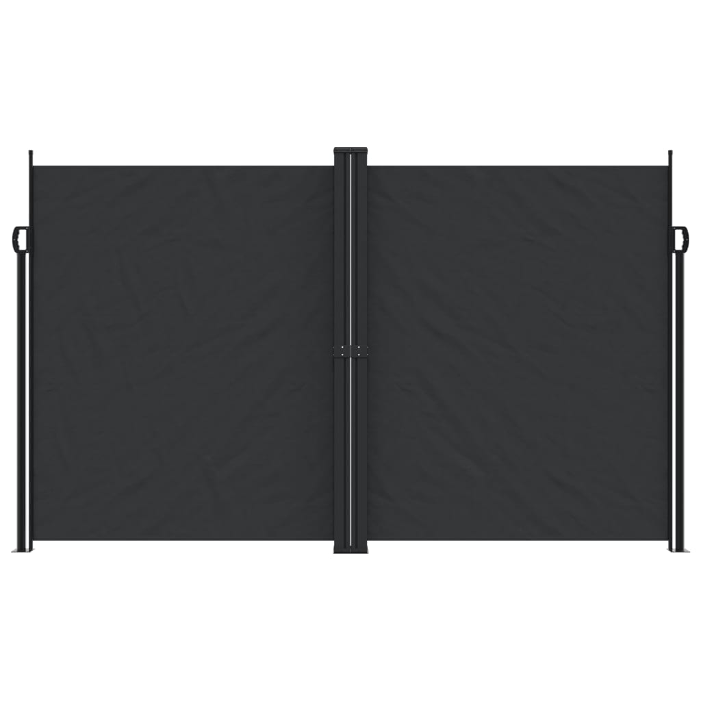 vidaXL Toldo lateral retráctil negro 200x1200 cm