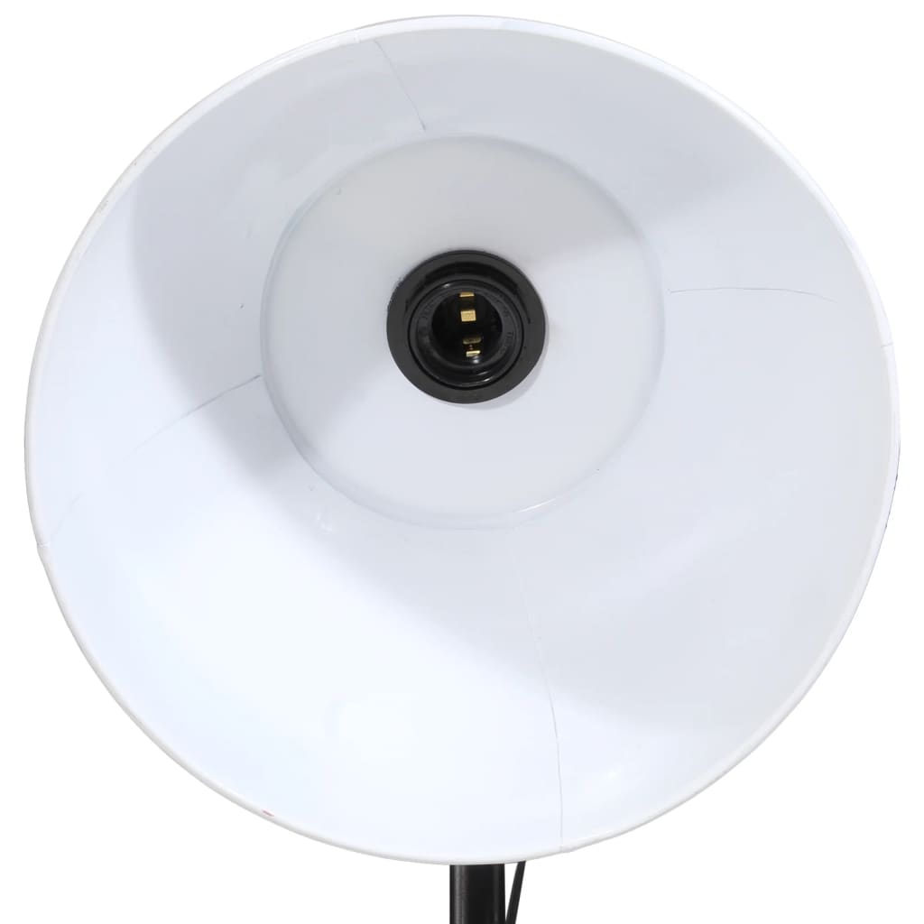 vidaXL Lámpara de pie blanco 25 W E27 75x75x90-150 cm
