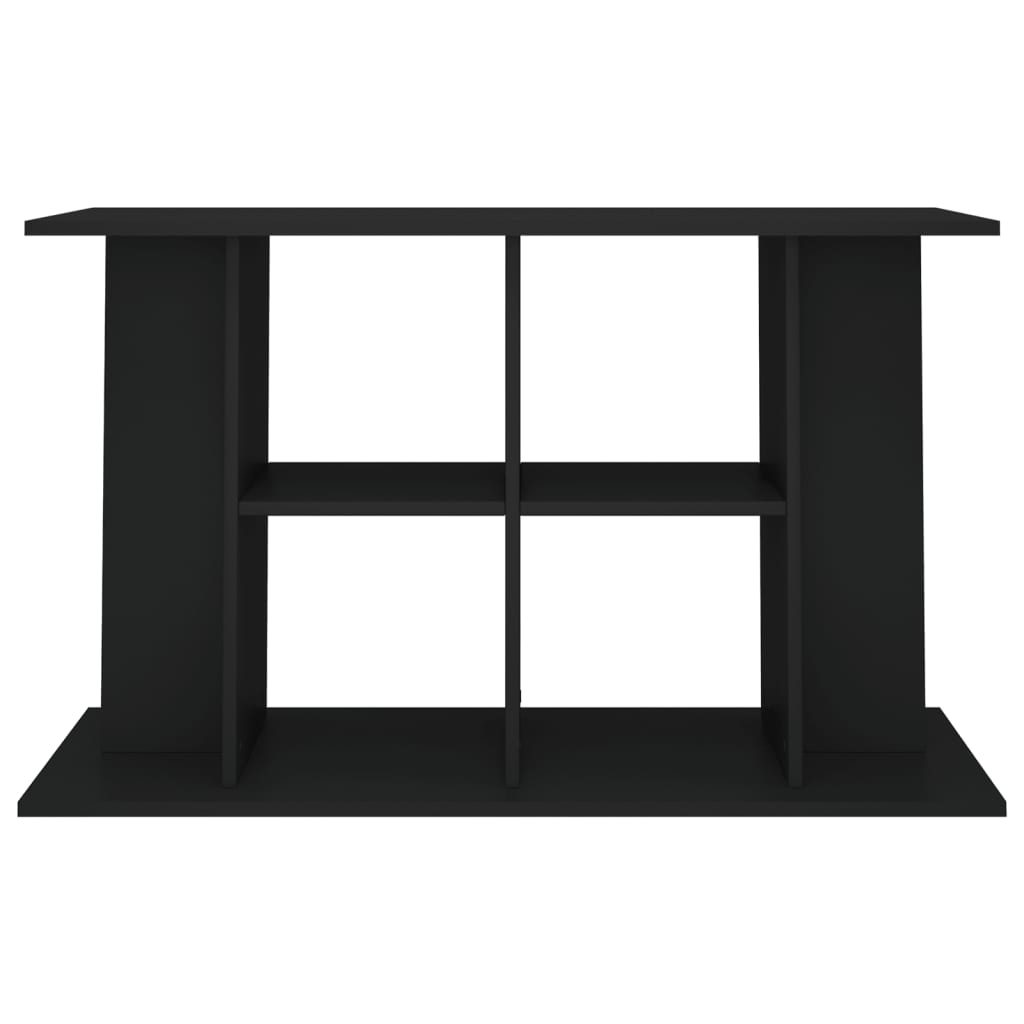 vidaXL Soporte para acuario madera de ingeniería negro 100x40x60 cm