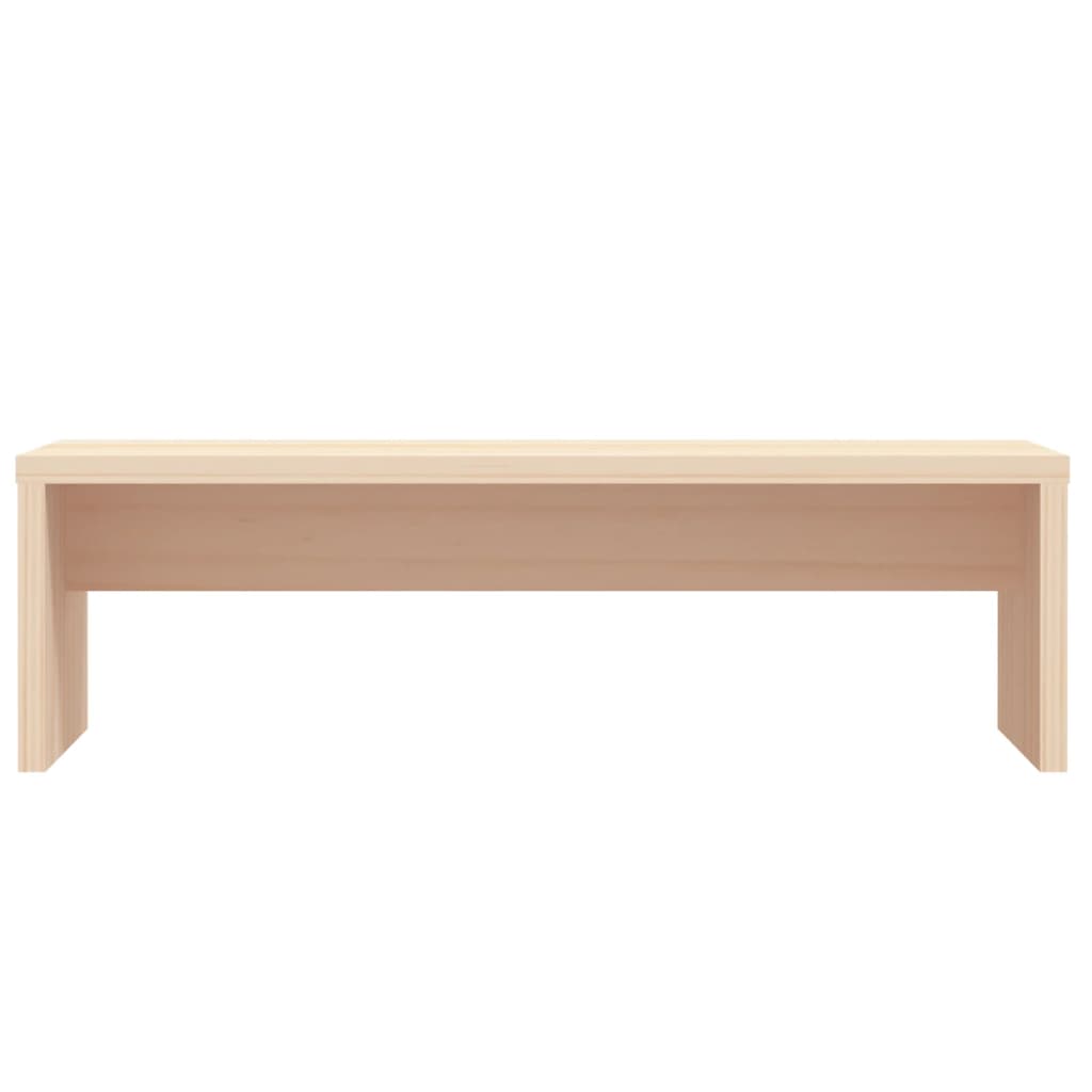 vidaXL Soporte para monitor madera maciza de pino 50x27x15 cm