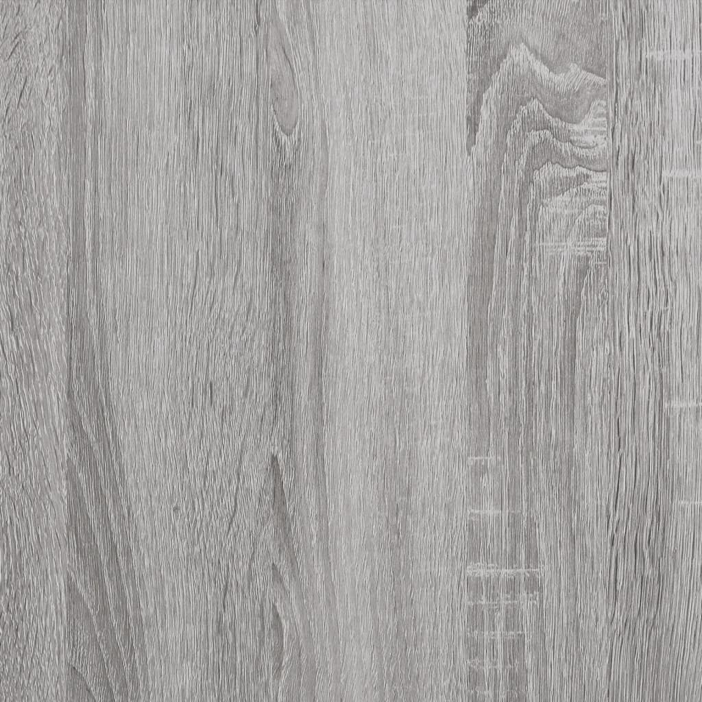 vidaXL Aparador de madera de ingeniería gris Sonoma 100x35x70 cm