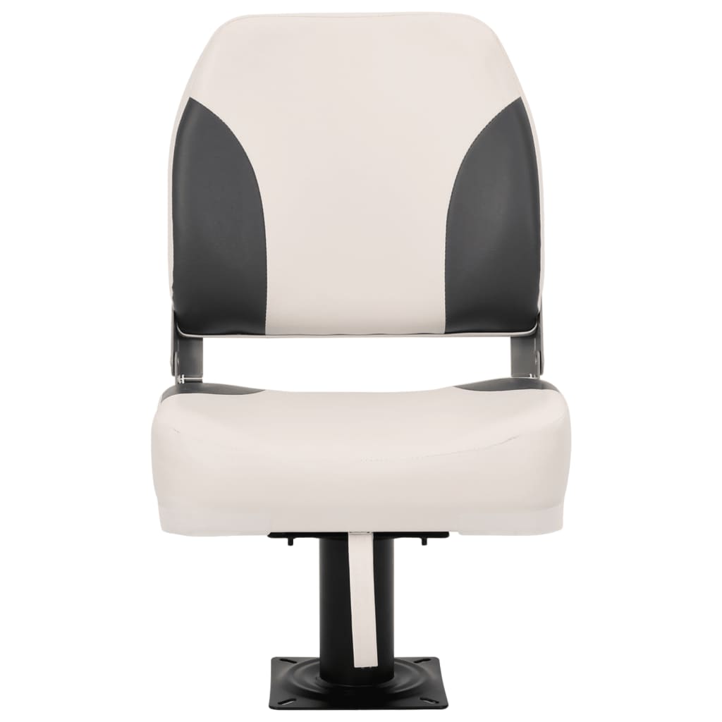 vidaXL Asiento para barco con pedestal giratorio 360°