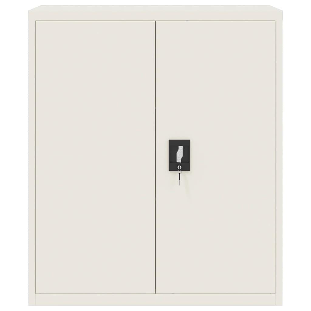 vidaXL Armario archivador de acero blanco 90x40x145 cm