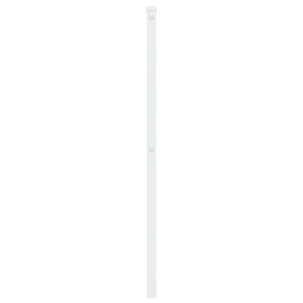 vidaXL Cabecero de metal blanco 75 cm