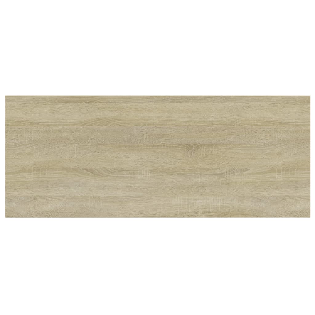 vidaXL Estante estantería 4uds contrachapada roble Sonoma 100x40x1,5cm