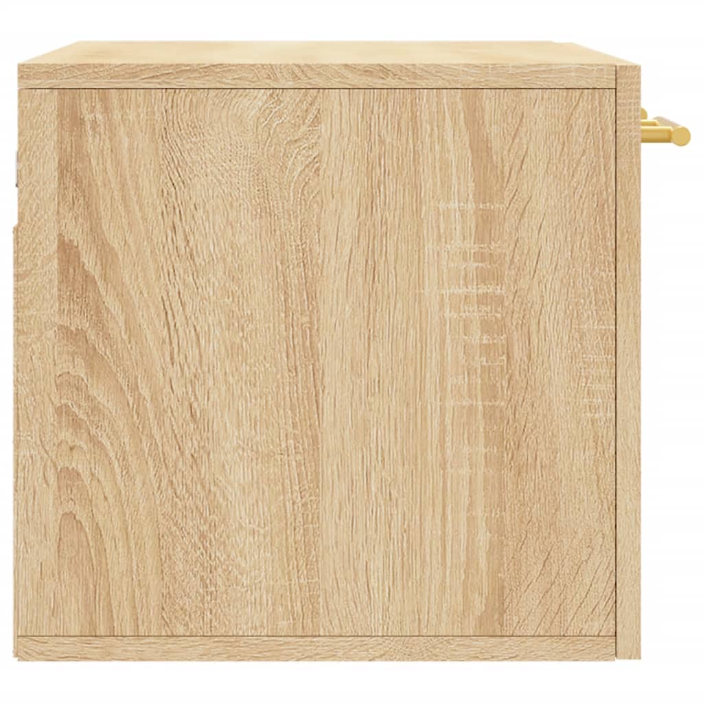 vidaXL Armario de pared madera ingeniería roble Sonoma 60x36,5x35 cm