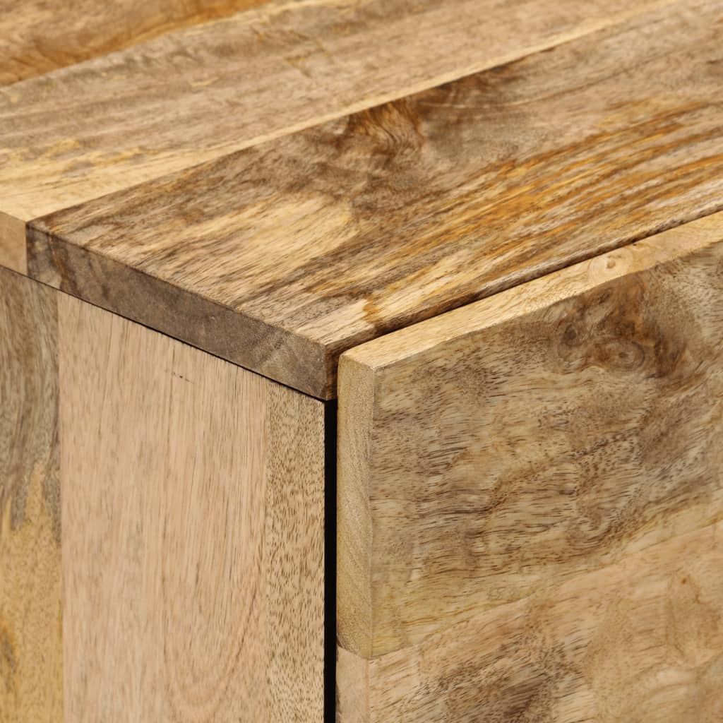 vidaXL Mesita de noche madera maciza de mango 50x33x60 cm