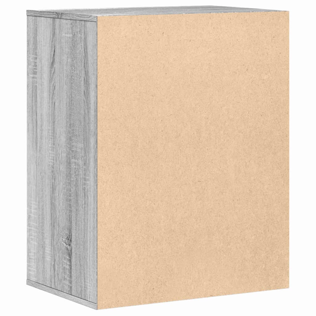 vidaXL Cajonera de esquina madera ingeniería gris Sonoma 60x41x76 cm