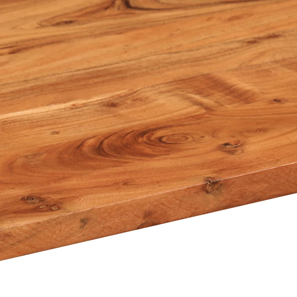 Tablero para mesa con borde irregular elaborado de madera maciza de acacia  de 50x100 cm VidaXL
