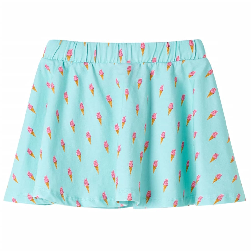 Falda infantil menta claro 116