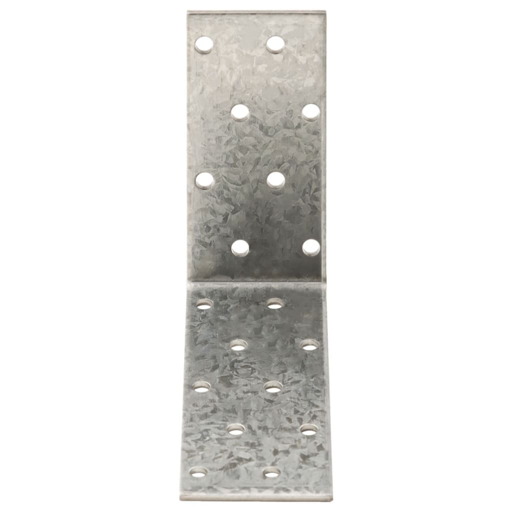 vidaXL Escuadra angular 40 uds acero galvanizado 2 mm 80x40x80 mm