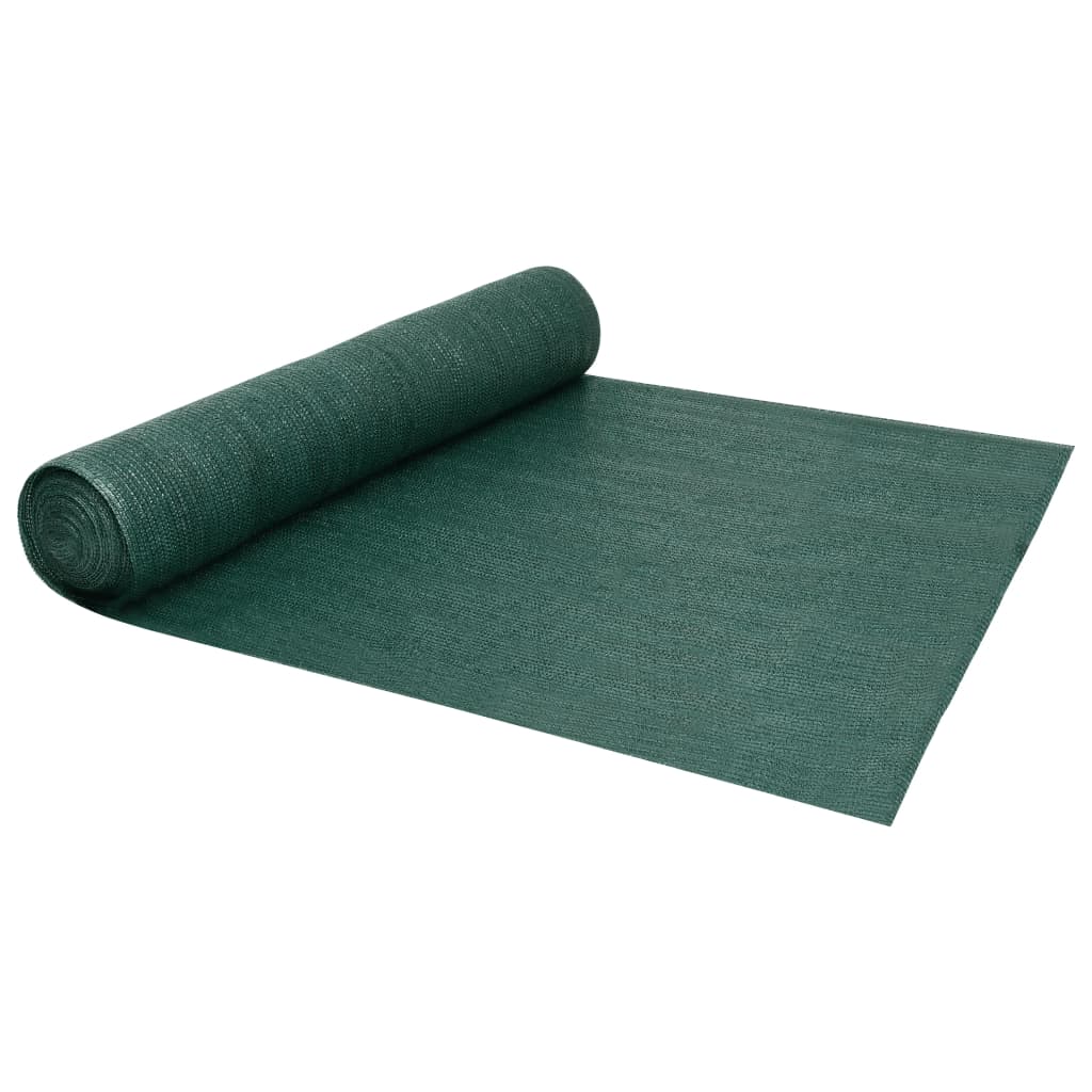 vidaXL Red de privacidad HDPE verde 1x10 m 195 g/m²