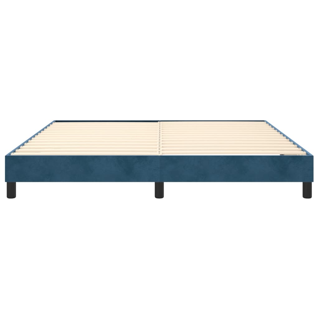 vidaXL Estructura de cama de terciopelo azul 180x200 cm