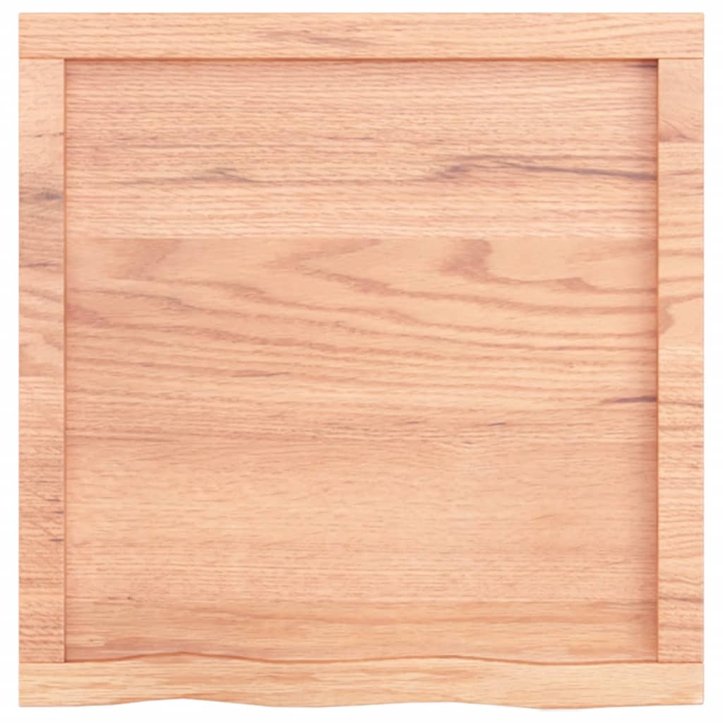 vidaXL Estante pared madera roble tratada marrón claro 60x60x(2-6) cm