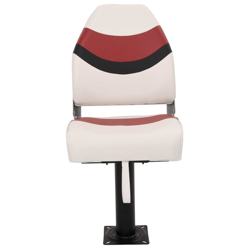 vidaXL Asiento para barco con pedestal giratorio 360°