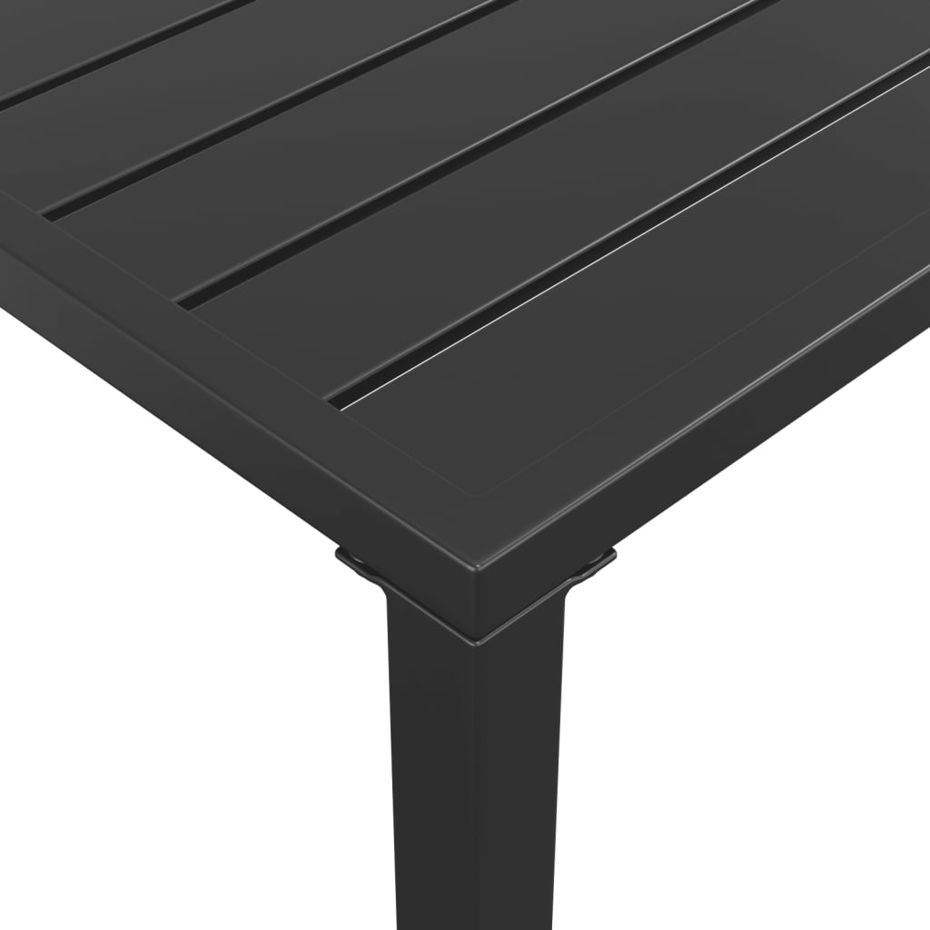 vidaXL Juego de comedor de jardín 2 piezas acero gris antracita