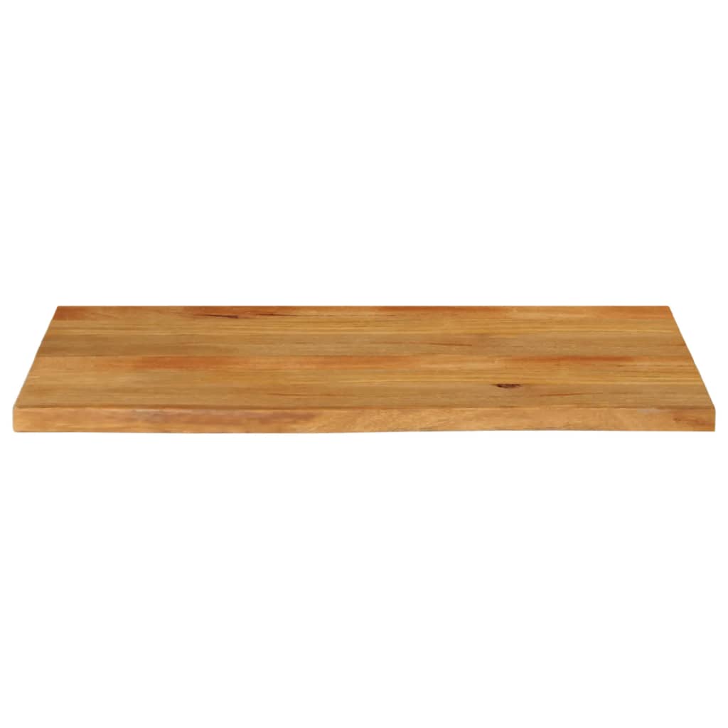 vidaXL Tablero de mesa borde natural madera maciza mango 100x60x3,8 cm