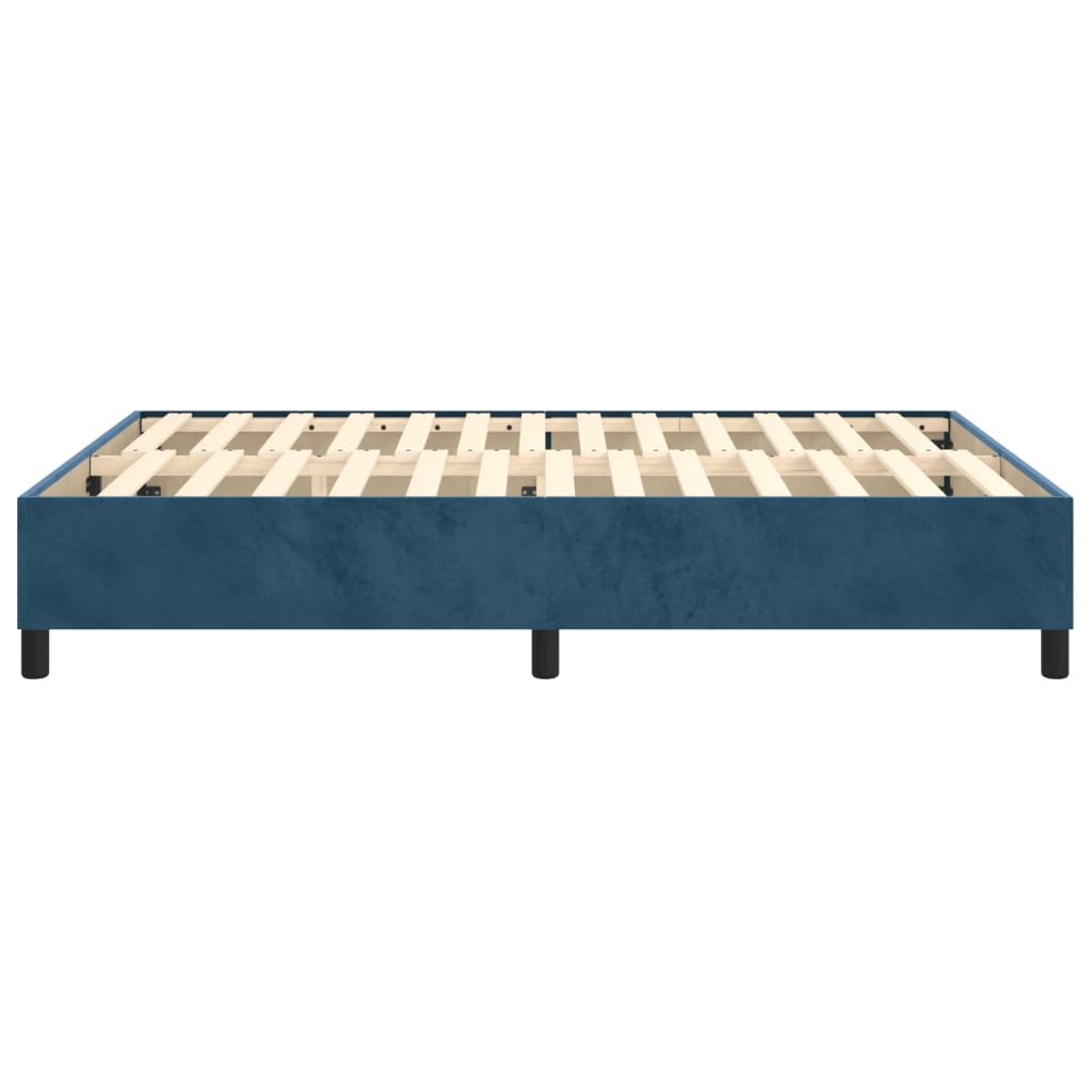 vidaXL Estructura de cama de terciopelo azul 140x190 cm