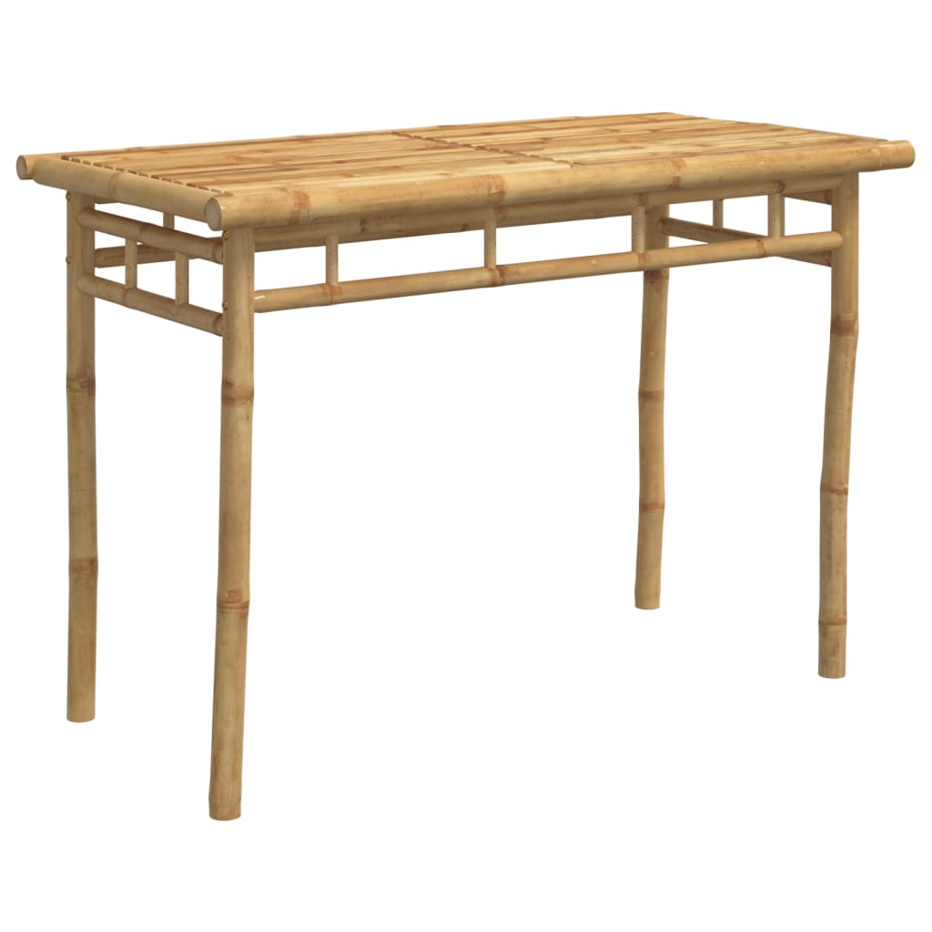 vidaXL Mesa de comedor de jardín bambú 110x55x75 cm