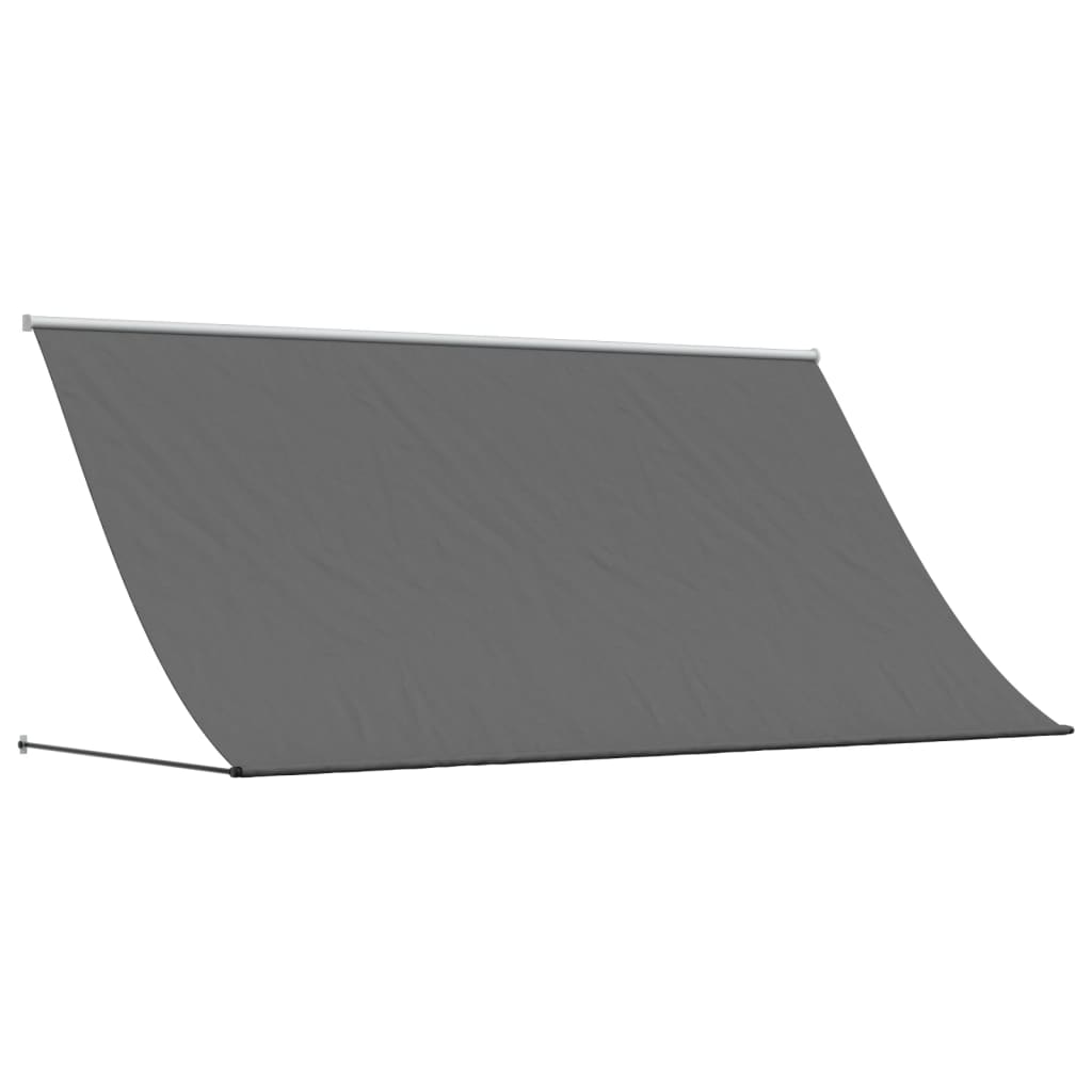 vidaXL Toldo retráctil de tela y acero gris antracita 300x150 cm