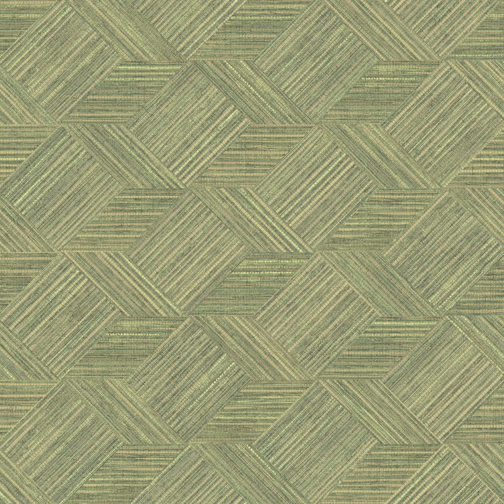 Noordwand Papel de pared Evergreen Wicker Natural verde