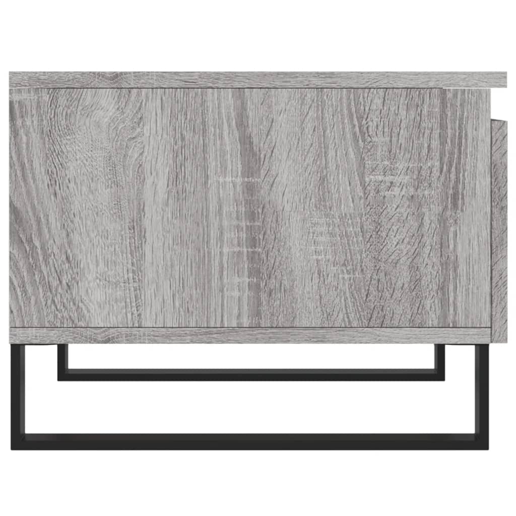 vidaXL Mesa de centro madera de ingeniería gris Sonoma 50x46x35 cm