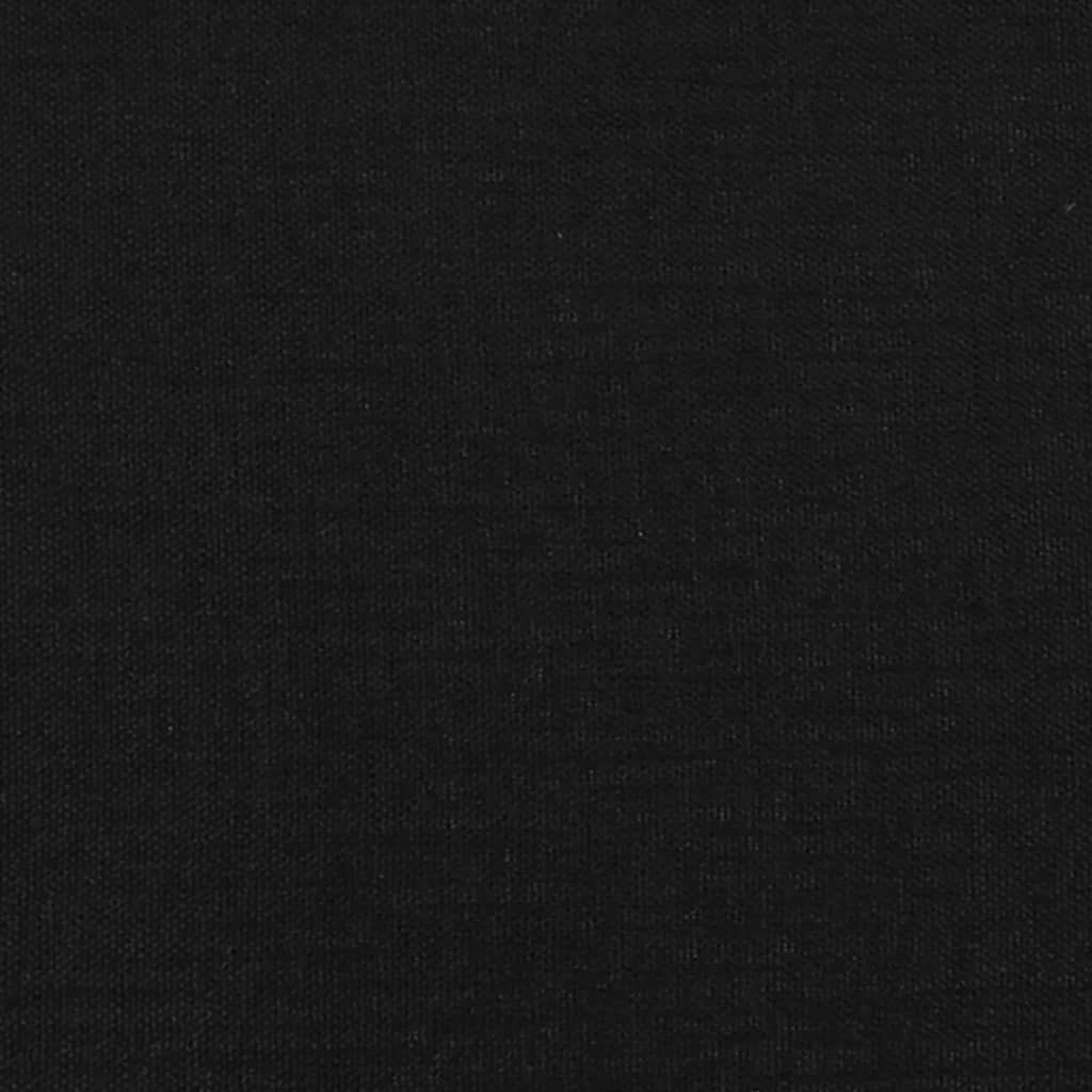 vidaXL Cabecero de tela negro 103x23x78/88 cm