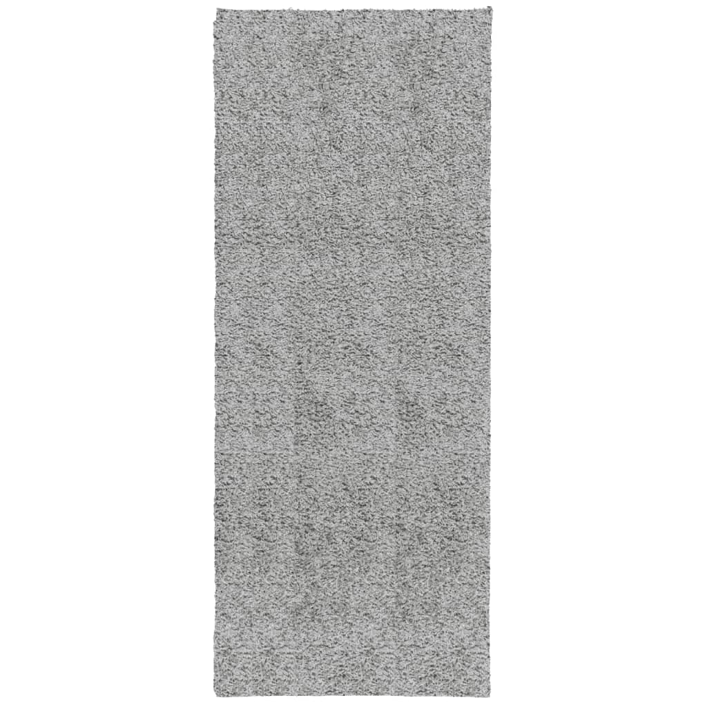 vidaXL Alfombra peluda de pelo largo moderna PAMPLONA gris 80x200 cm