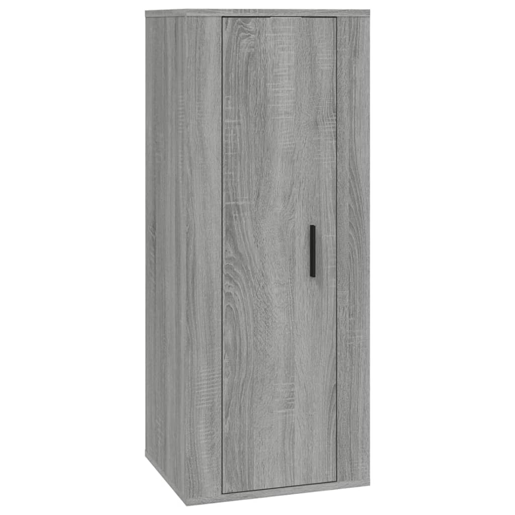 vidaXL Set de muebles para TV 3 pzas madera contrachapada gris Sonoma