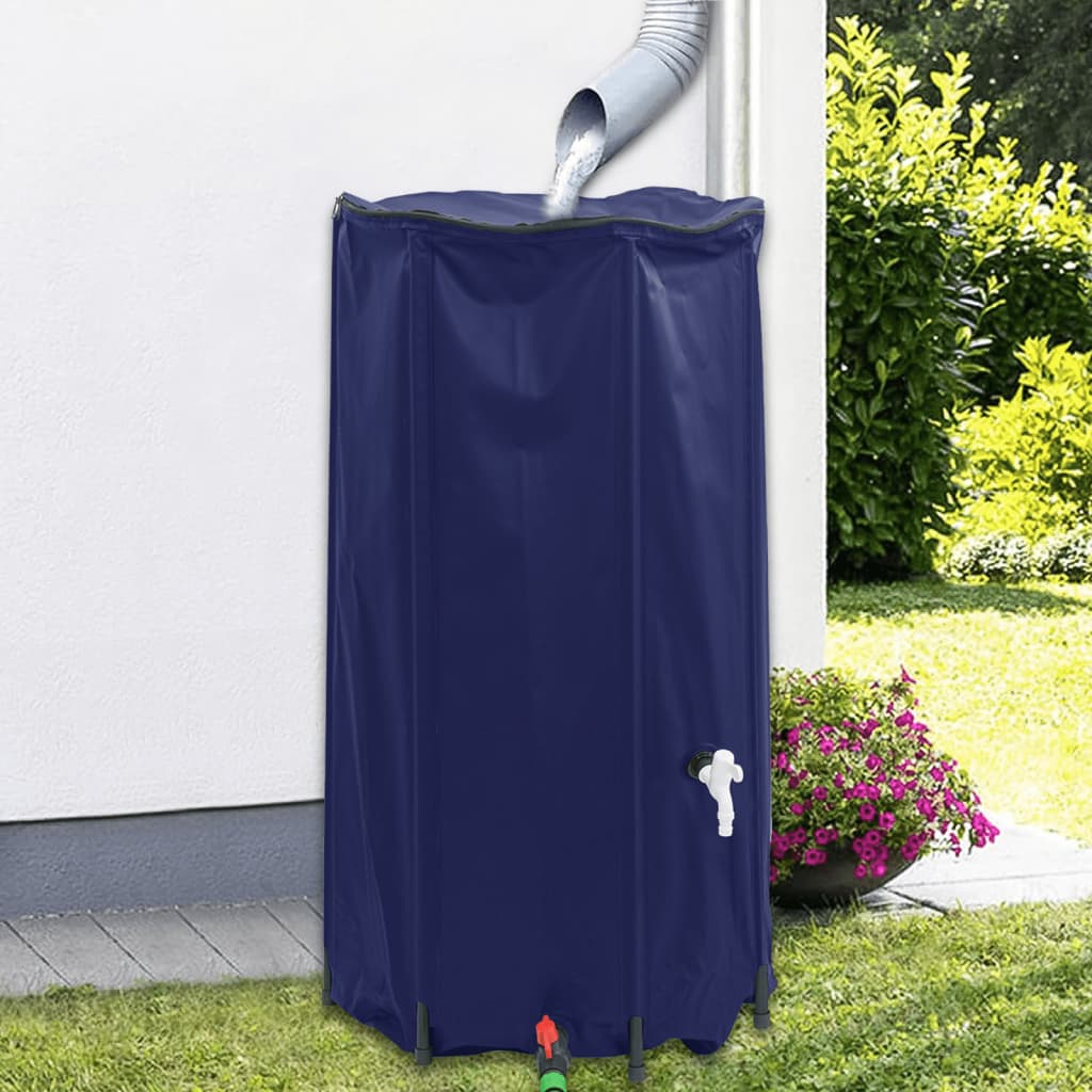 vidaXL Depósito de agua plegable con grifo PVC 100 l