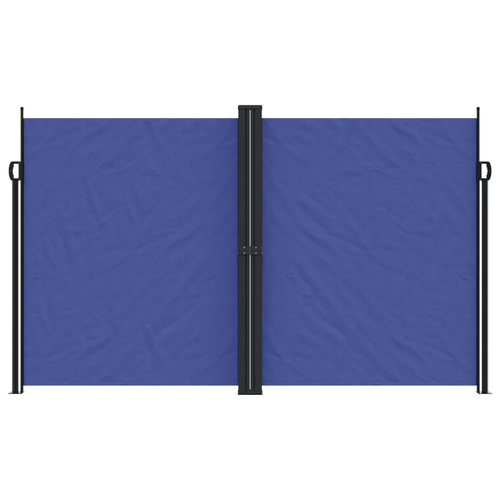 vidaXL Toldo lateral retráctil azul 200x1200 cm